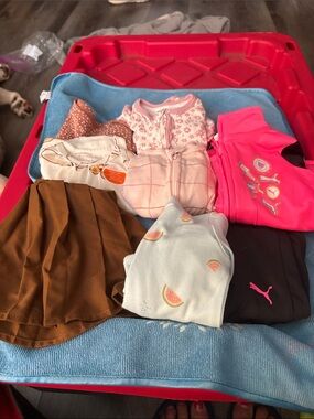 Girls 0/3 Clothing Bundle including a Puma complete set
